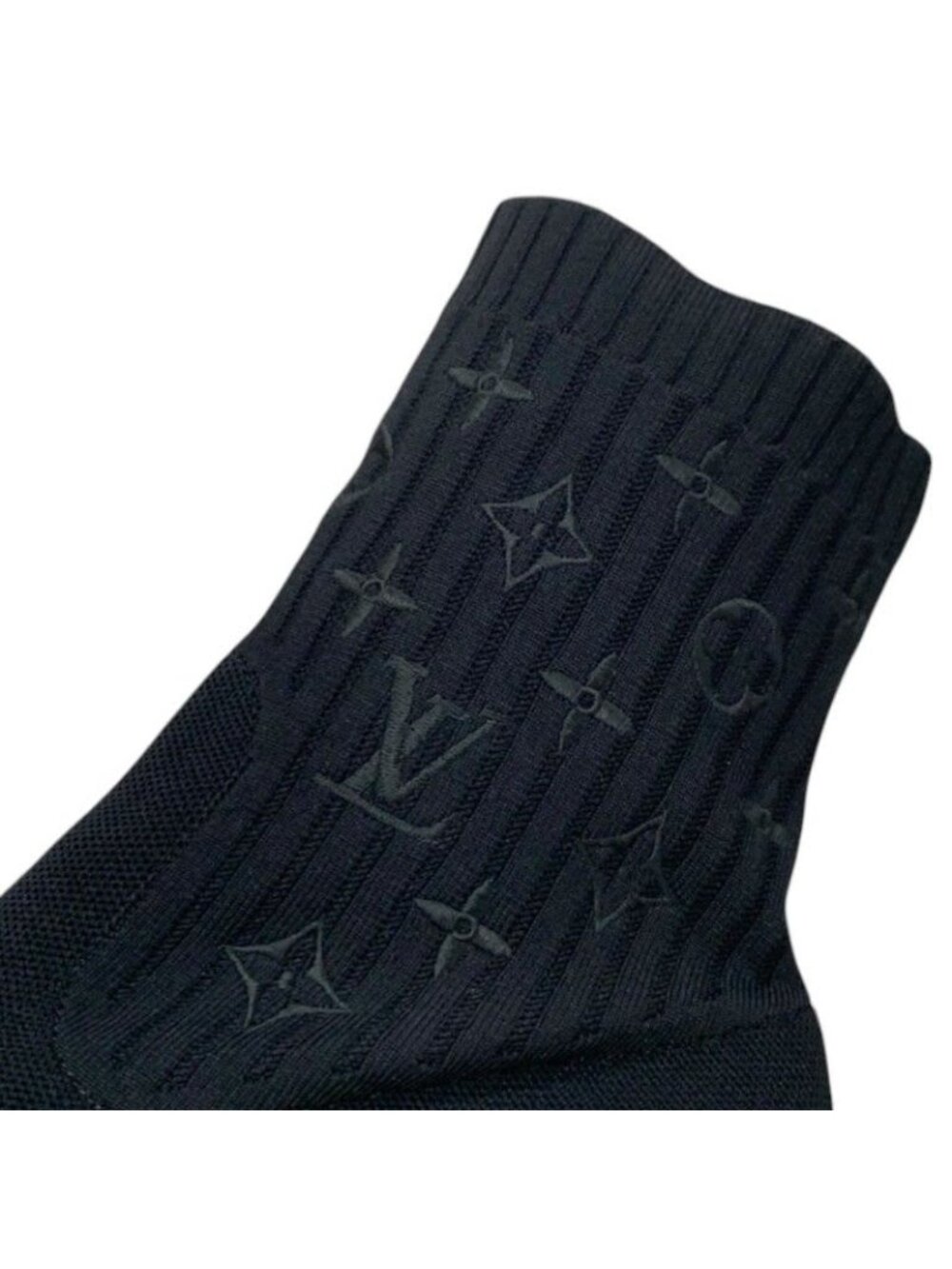 Louis Vuitton Silhouette Line Monogram Boots Short Shoes Fabric Leather - Picture 9 of 9